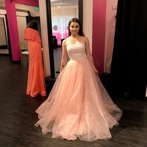 Baby Pink Formal Gown